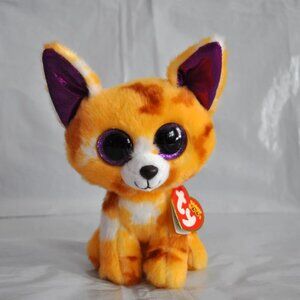 TY Beanie Boos Chihuahua Pablo Glitter Eyes 7" Plush Stuffed Toy New with Tags
